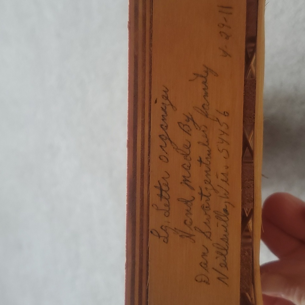 Handmade letter organizer - Picture 6 of 6